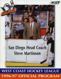 San Diego Gulls 1996-97 game program