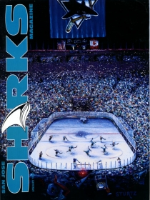 San Jose Sharks 1991-92 game program