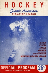 Seattle Americans 1956-57 game program