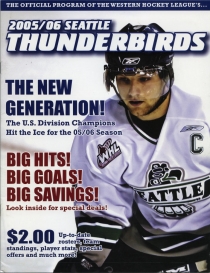 Seattle Thunderbirds 2005-06 game program