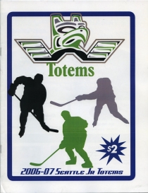 Seattle Totems 2006-07 game program