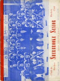 Sherbrooke Saints 1949-50 game program