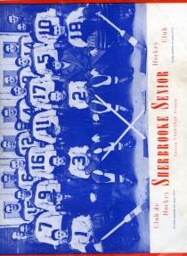 Sherbrooke St. Francis 1948-49 game program