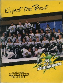 Sioux City Musketeers 1998-99 game program