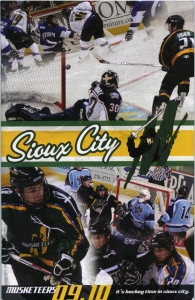 Sioux City Musketeers 2009-10 game program