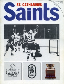 St. Catharines Saints Game Program