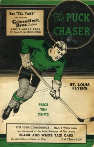 St. Louis Flyers 1938-39 game program