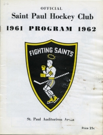 St. Paul Saints 1961-62 game program