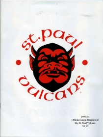 St. Paul Vulcans 1993-94 game program