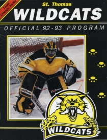 St. Thomas Wildcats 1992-93 game program