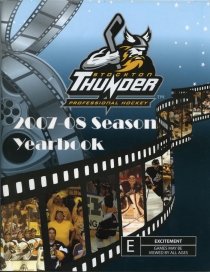 Stockton Thunder 2007-08 game program