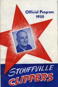 Stouffville Clippers 1950-51 game program