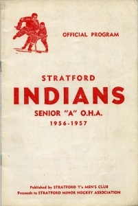 Stratford Indians Game Program