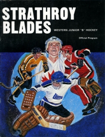 Strathroy Blades 1983-84 game program
