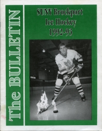 SUNY-Brockport 1992-93 game program