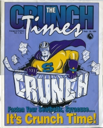 Syracuse Crunch 1994-95 game program