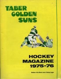 Taber Golden Suns Game Program