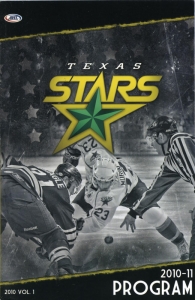 Texas Stars Game Program