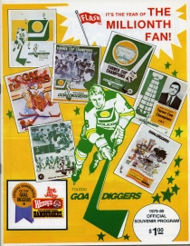 Toledo Goaldiggers 1979-80 game program