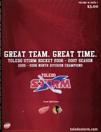 Toledo Storm 2006-07 game program