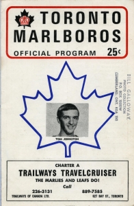 Toronto Marlboros 1969-70 game program