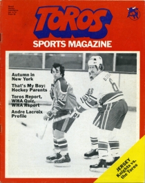 Toronto Toros 1973-74 game program