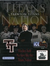 Trenton Titans 2004-05 game program