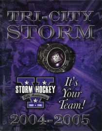 Tri-City Storm 2004-05 game program