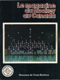 Trois-Rivieres Draveurs 1977-78 game program