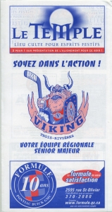 Trois-Rivieres Vikings 2003-04 game program