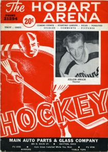 Troy Bruins 1952-53 game program
