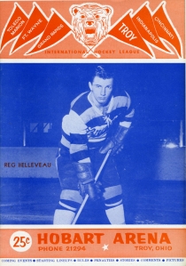 Troy Bruins 1955-56 game program