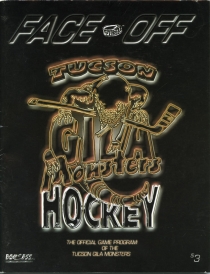 Tucson Gila Monsters 1998-99 game program