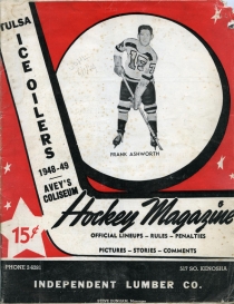 Tulsa Oilers 1948-49 game program