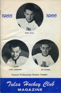 Tulsa Oilers 1965-66 game program