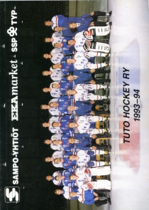 TuTo Turku 1993-94 game program