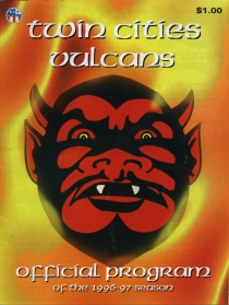 Twin City Vulcans 1996-97 game program