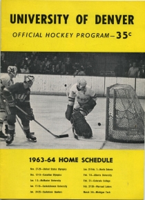 U. of Denver 1963-64 game program