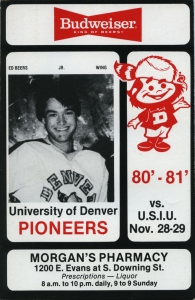 U. of Denver 1980-81 game program