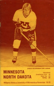 U. of Minnesota 1976-77 game program