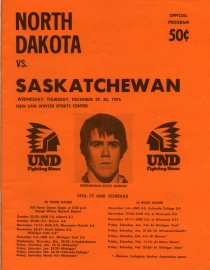 U. of North Dakota 1976-77 game program