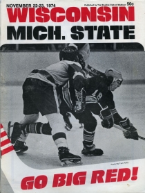 U. of Wisconsin 1974-75 game program