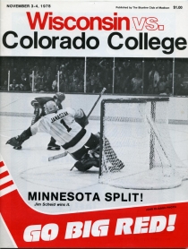 U. of Wisconsin 1978-79 game program