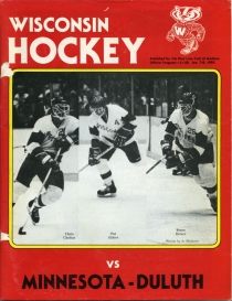 U. of Wisconsin 1982-83 game program