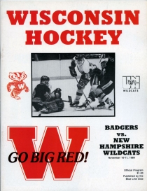 U. of Wisconsin 1989-90 game program
