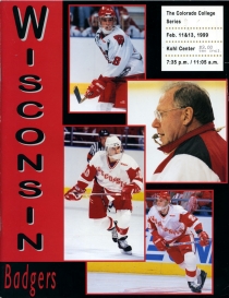U. of Wisconsin 1998-99 game program