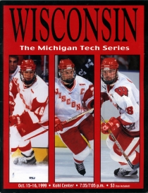 U. of Wisconsin 1999-00 game program