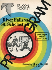 U. of Wisconsin River Falls 1979-80 game program