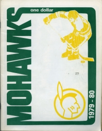 Utica Mohawks 1979-80 game program