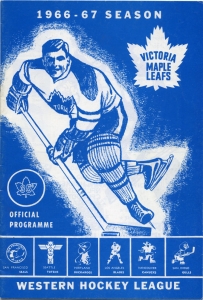 Victoria Maple Leafs 1966-67 game program